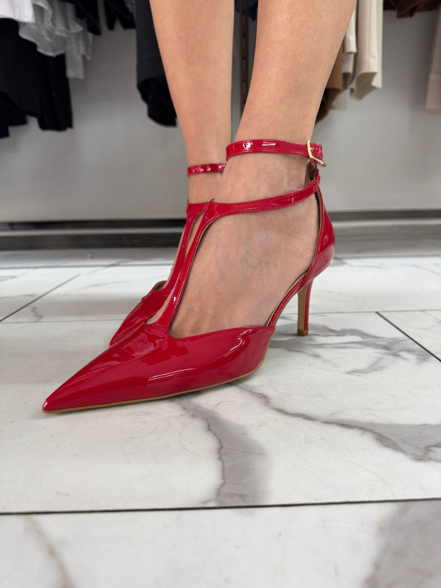 TANGHERA IN VERNICE PAPAVERO