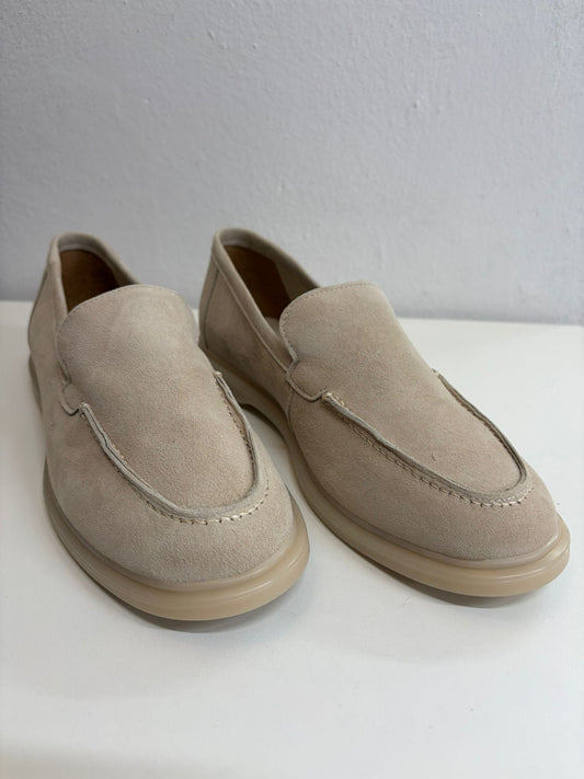 MOCASSINO CAMOSCIO SABBIA