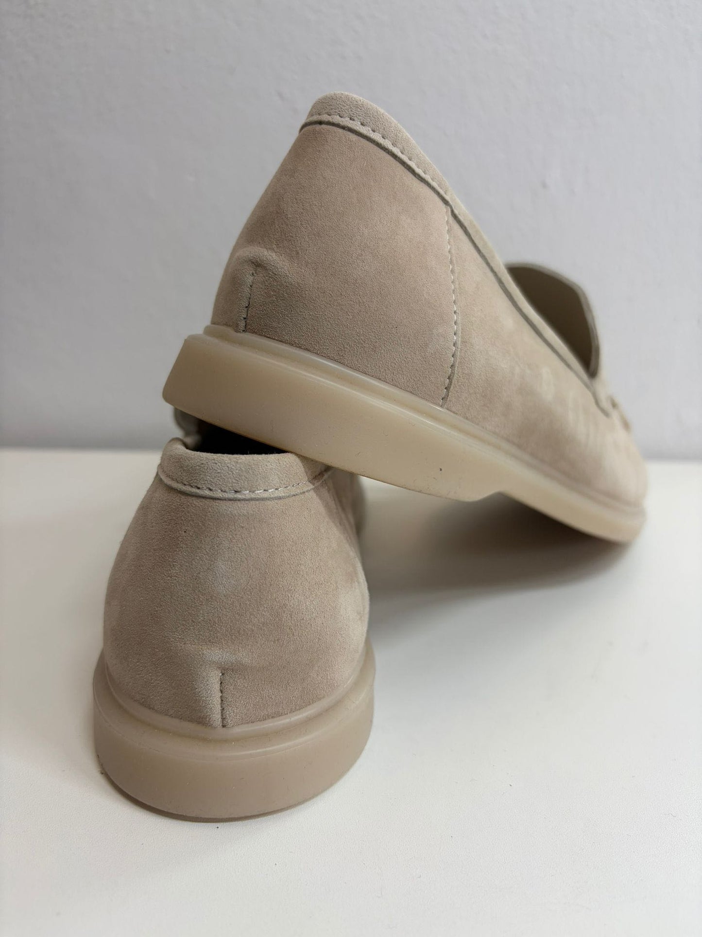 MOCASSINO CAMOSCIO SABBIA