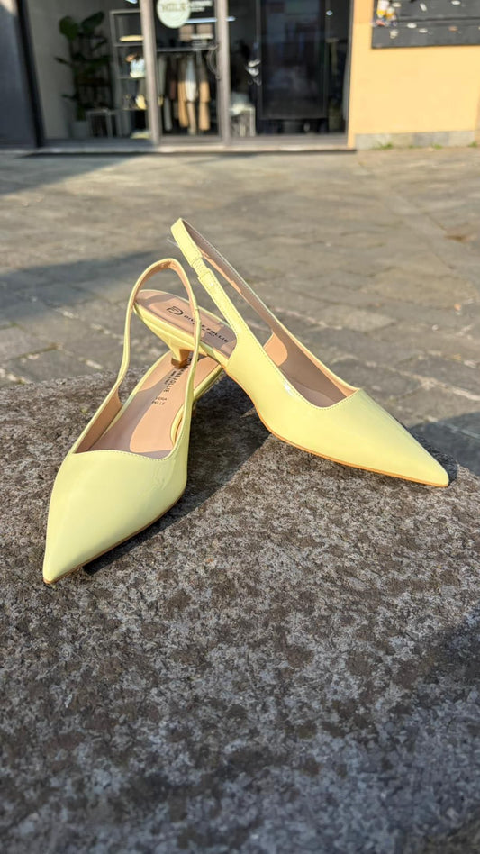 SLINGBACK GIALLA tacco 3