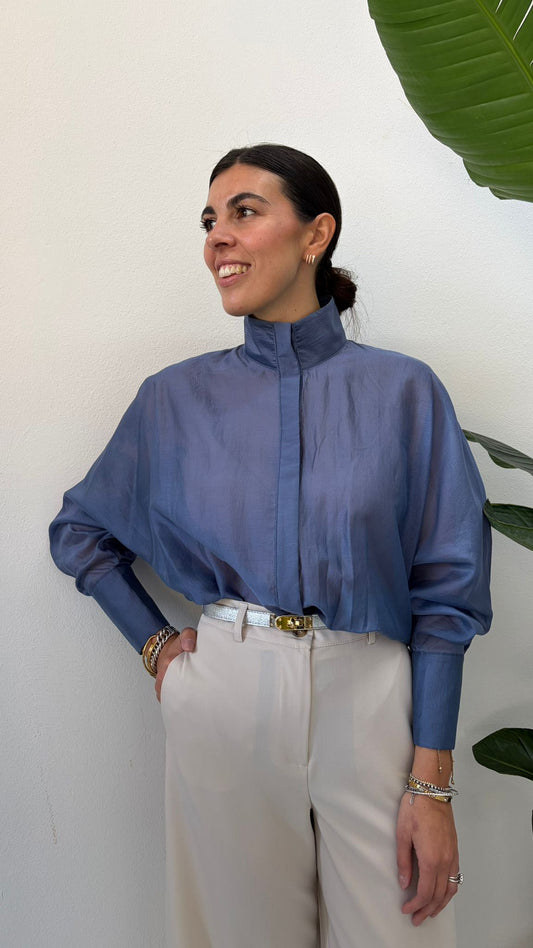 CAMICIA COLLO ALTO AVIO