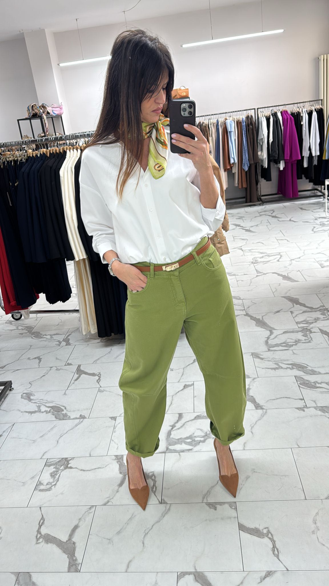 CAMICIA OXFORD OVER BIANCA