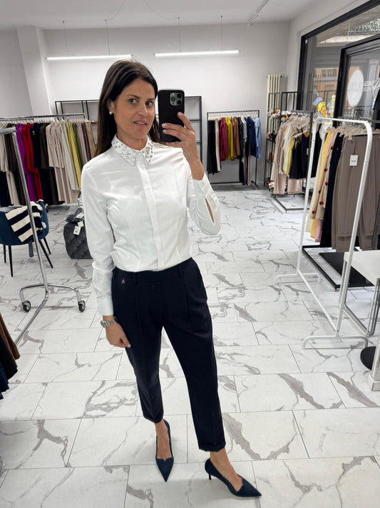 CAMICIA OXFORD CASTONI BIANCA