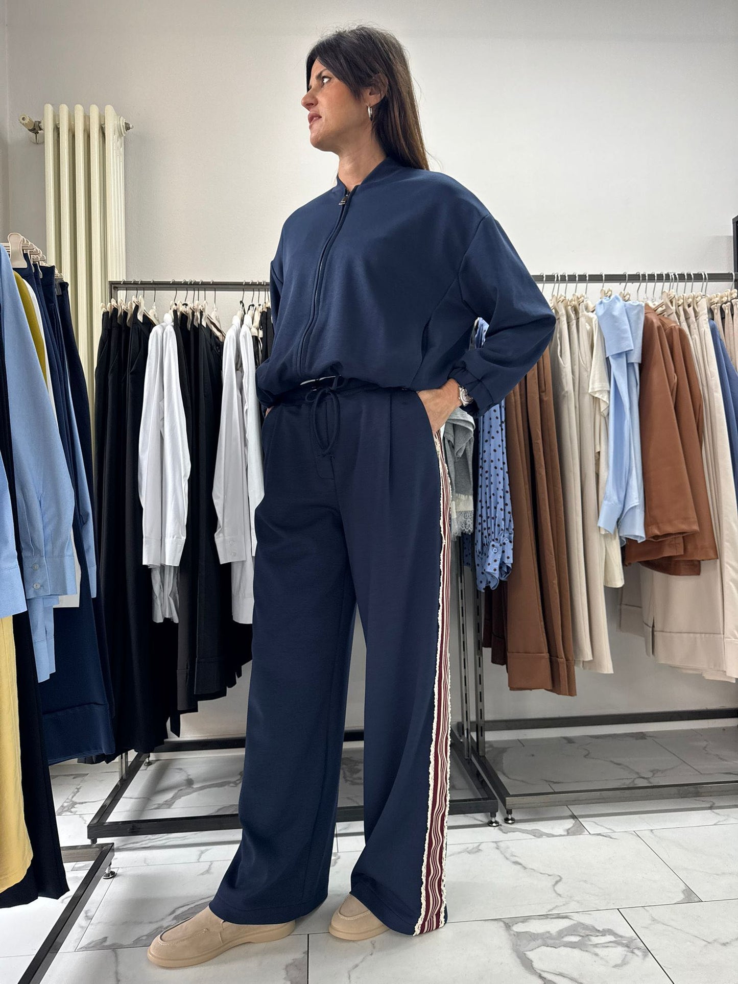 COMPLETO SPORTY CHIC BLU