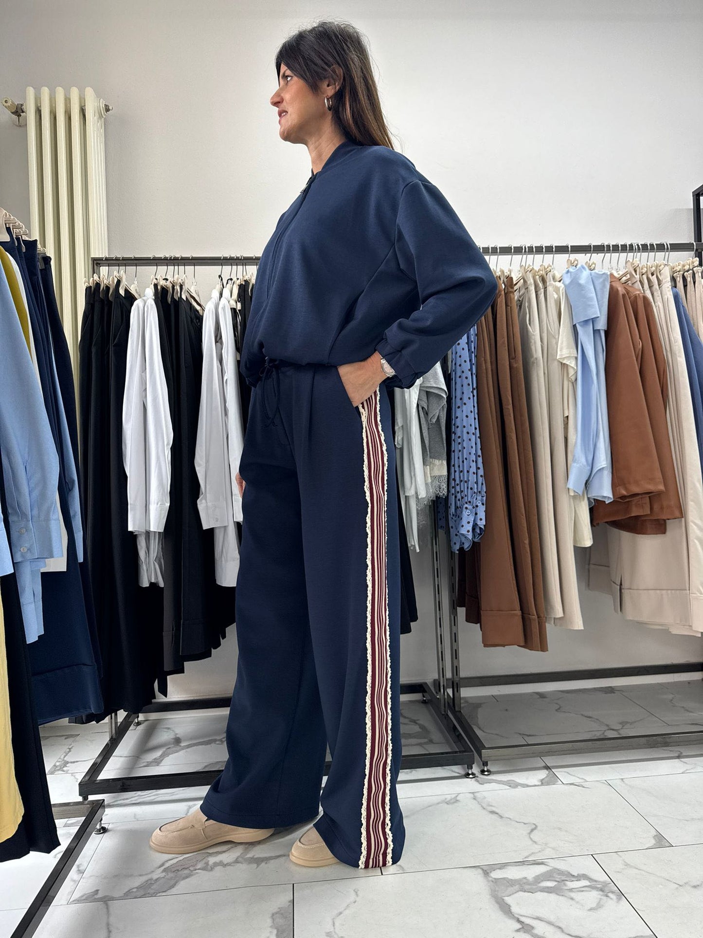 COMPLETO SPORTY CHIC BLU