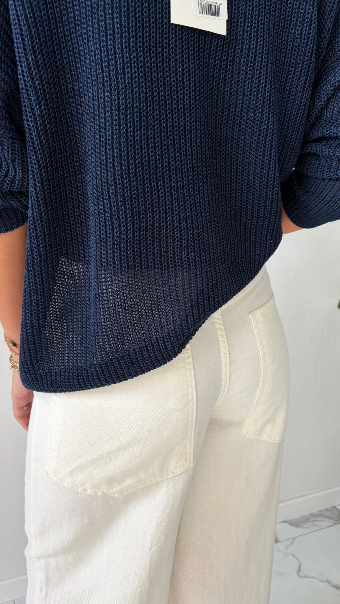 JEANS PALAZZO BURRO