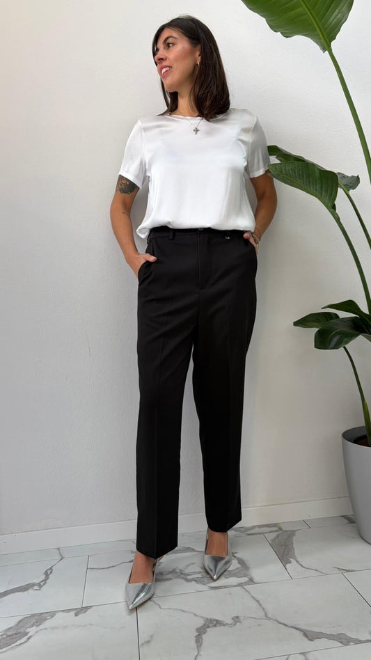 PANTALONE DRITTO NERO