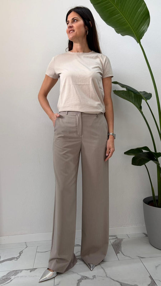 PANTALONE PALAZZO ELASTICO TORTORA