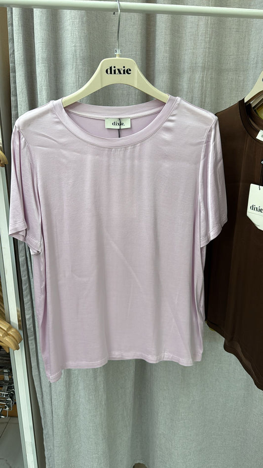 T-SHIRT VISCOSA LILLA