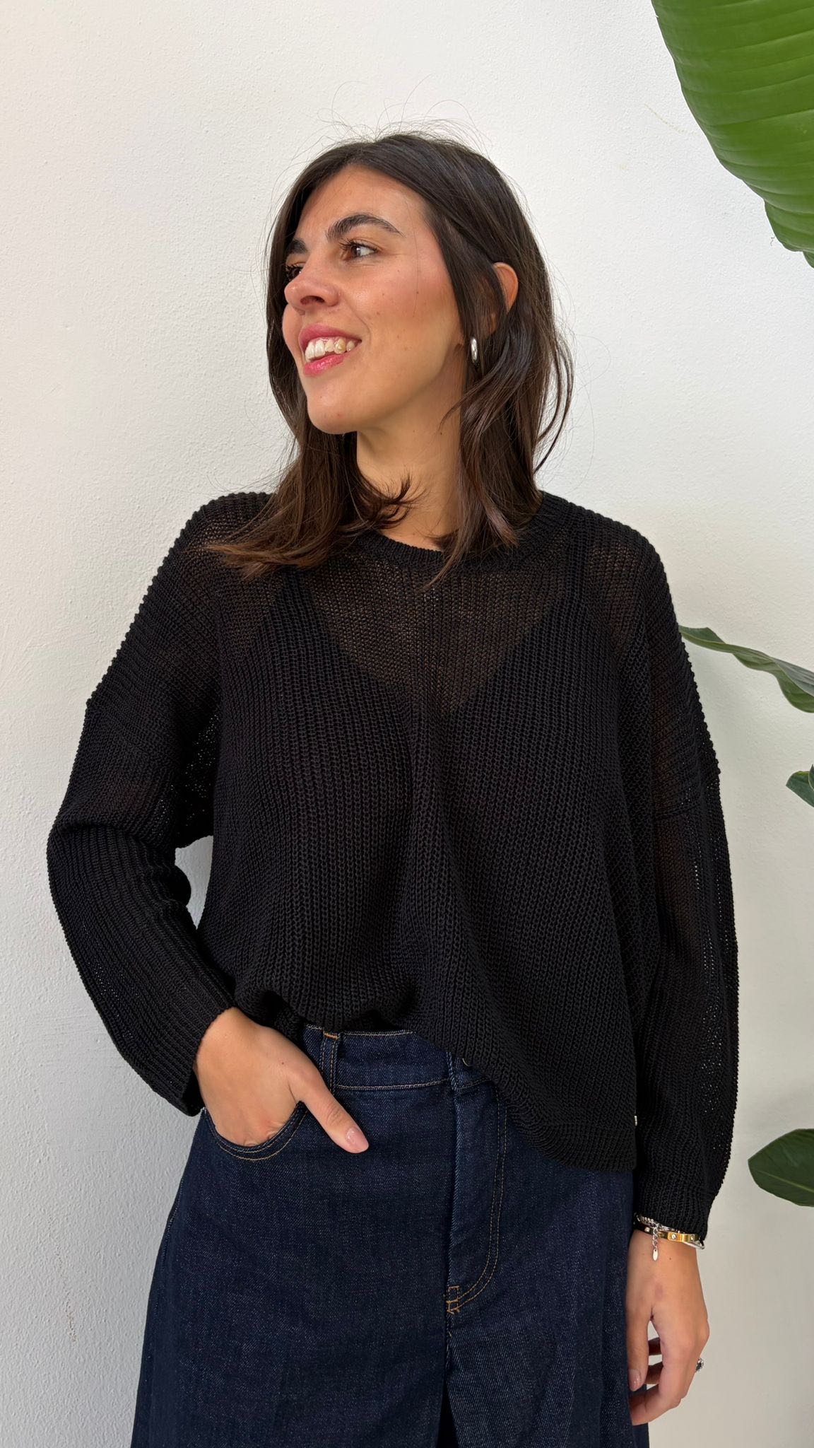 MAGLIONCINO SCATOLETTA NERO