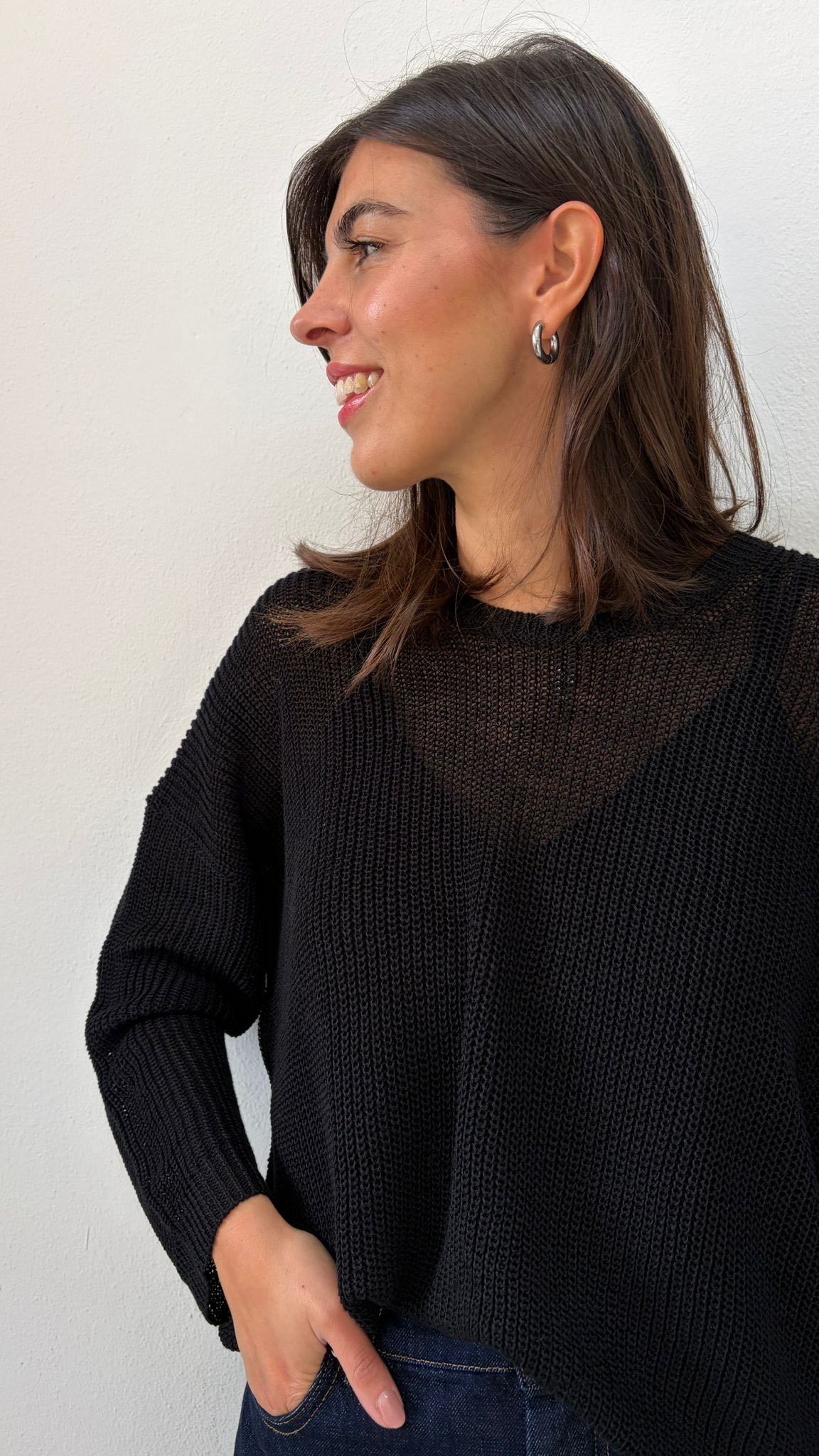 MAGLIONCINO SCATOLETTA NERO