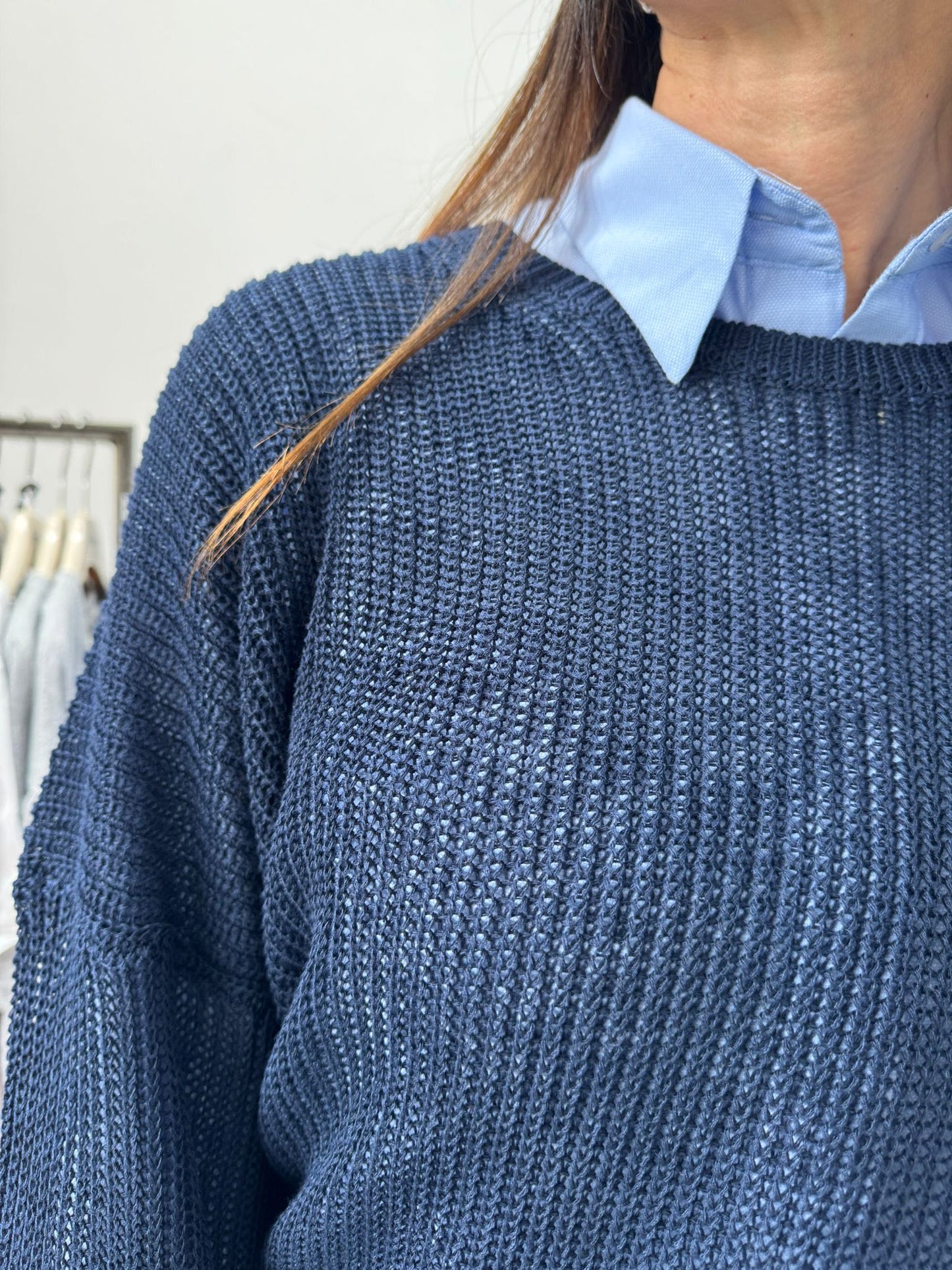 MAGLIONCINO SCATOLETTA BLU