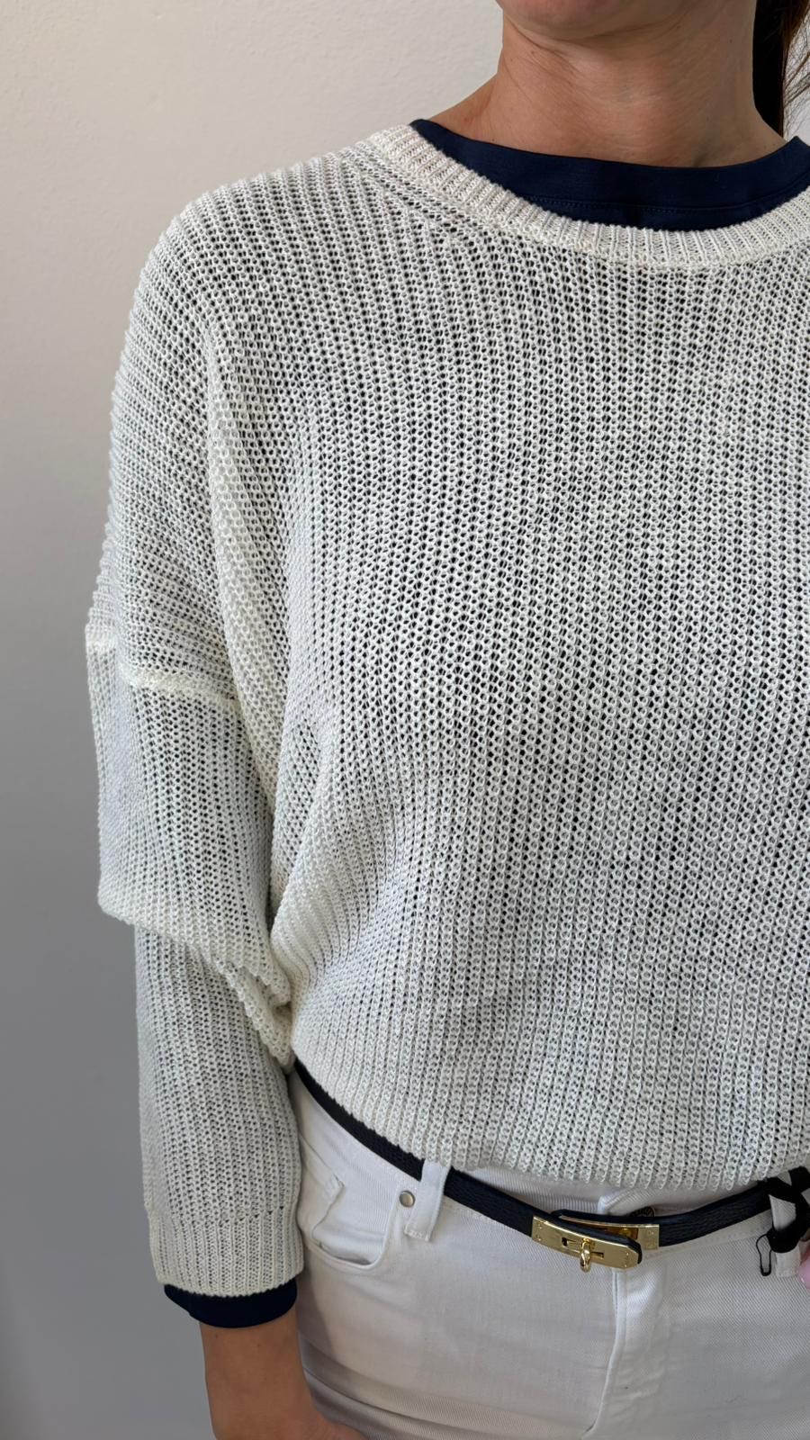 MAGLIONCINO SCATOLETTA PANNA