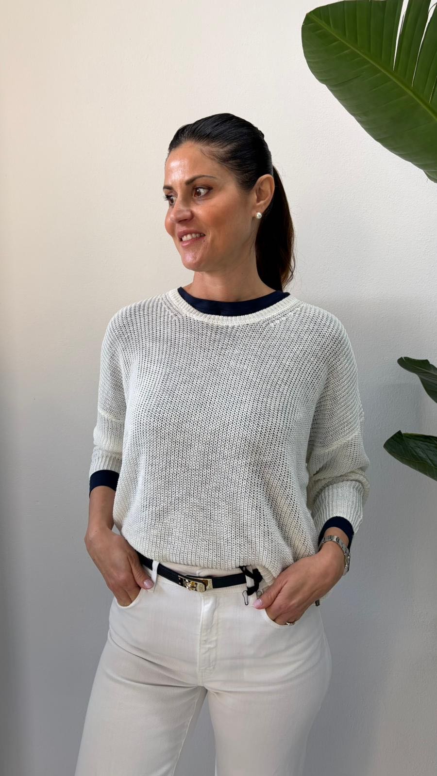 MAGLIONCINO SCATOLETTA PANNA