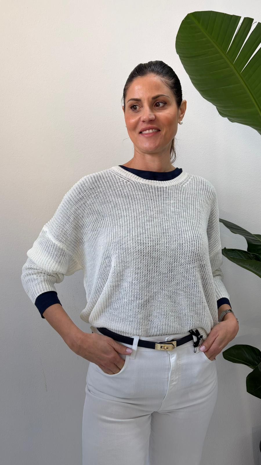 MAGLIONCINO SCATOLETTA PANNA