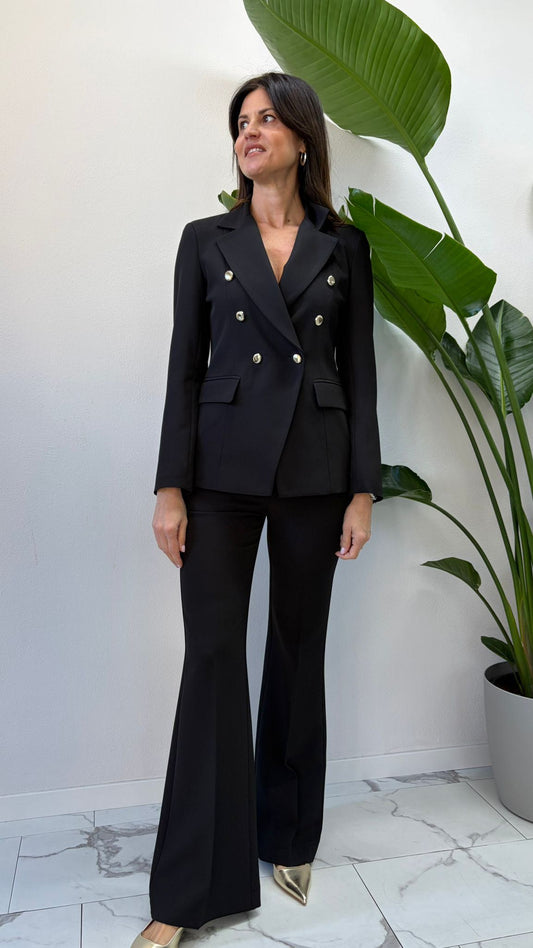 GIACCA TULIPANO NERA