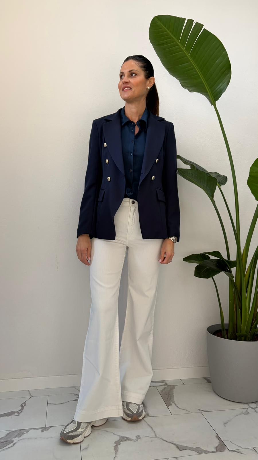 PANTALONE TULIPANO BLU