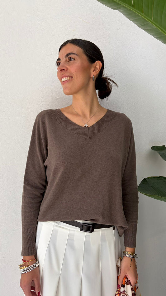 MAGLIA VISCOSA SCOLLO V MORO