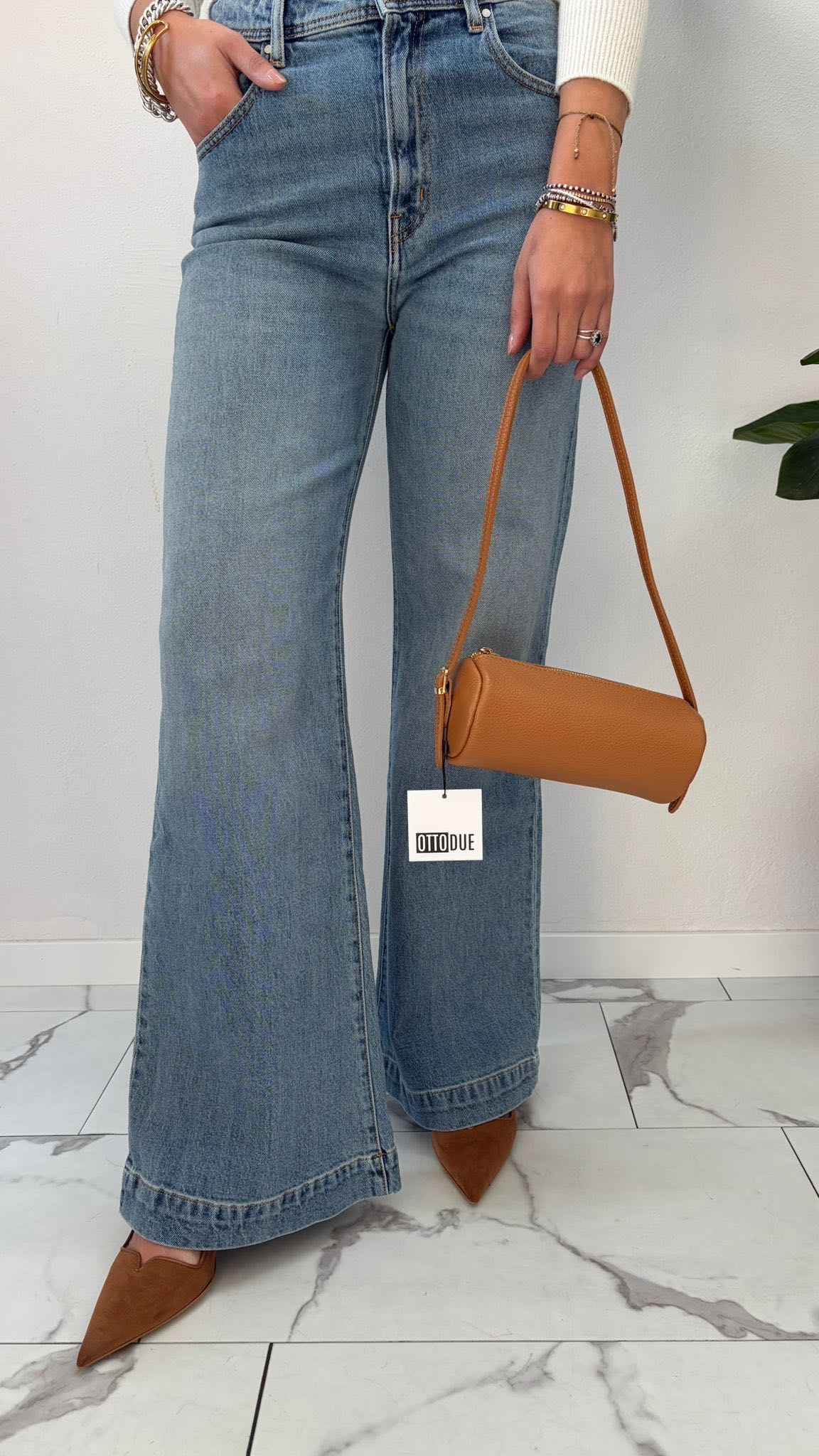 JEANS ATLANTA AZZURRO SLAVATO