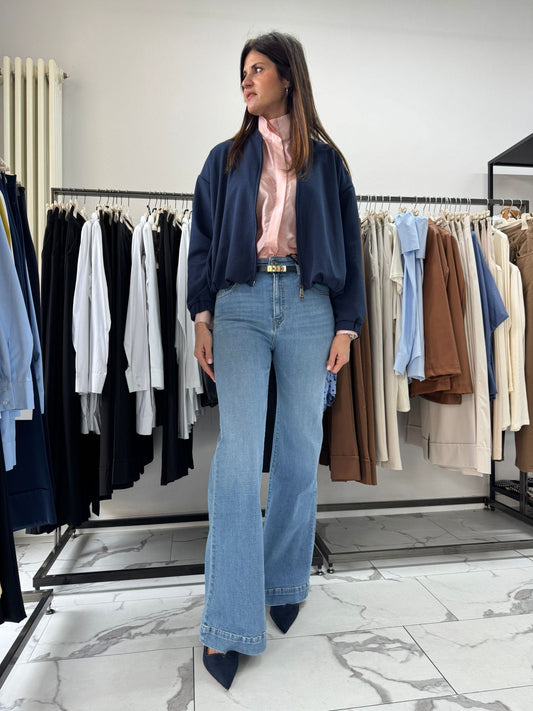 JEANS ATLANTA AZZURRO ELASTICIZZATO