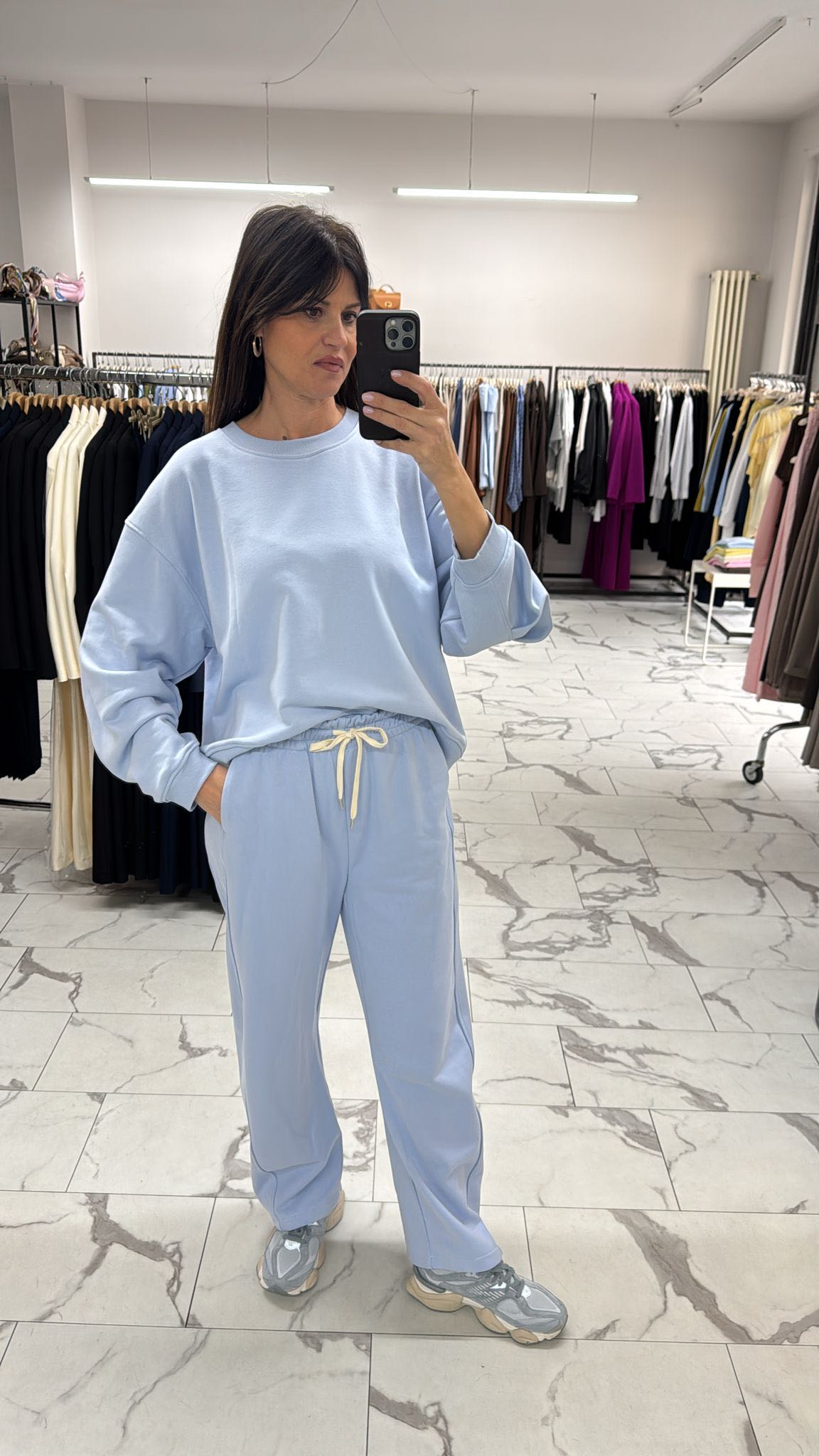 FELPA VITTORIA AZZURRA