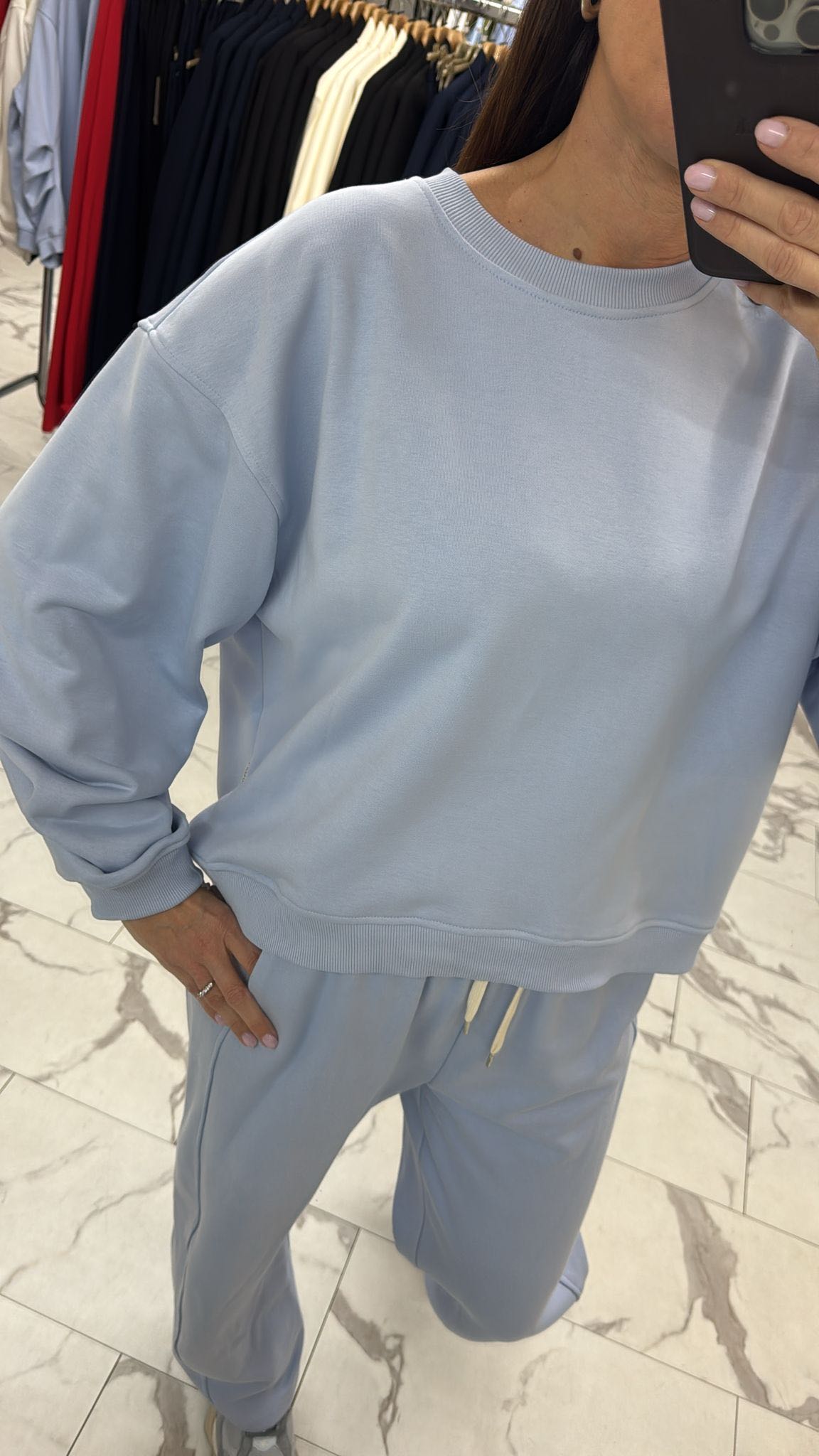 FELPA VITTORIA AZZURRA