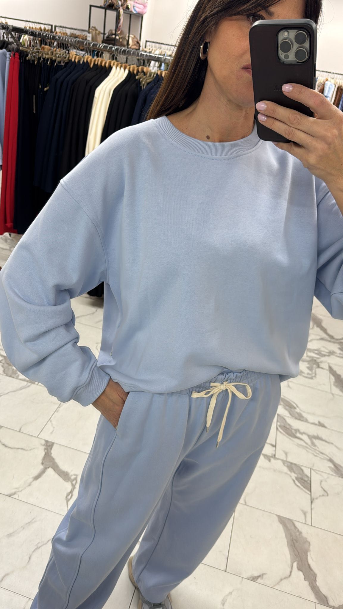 FELPA VITTORIA AZZURRA