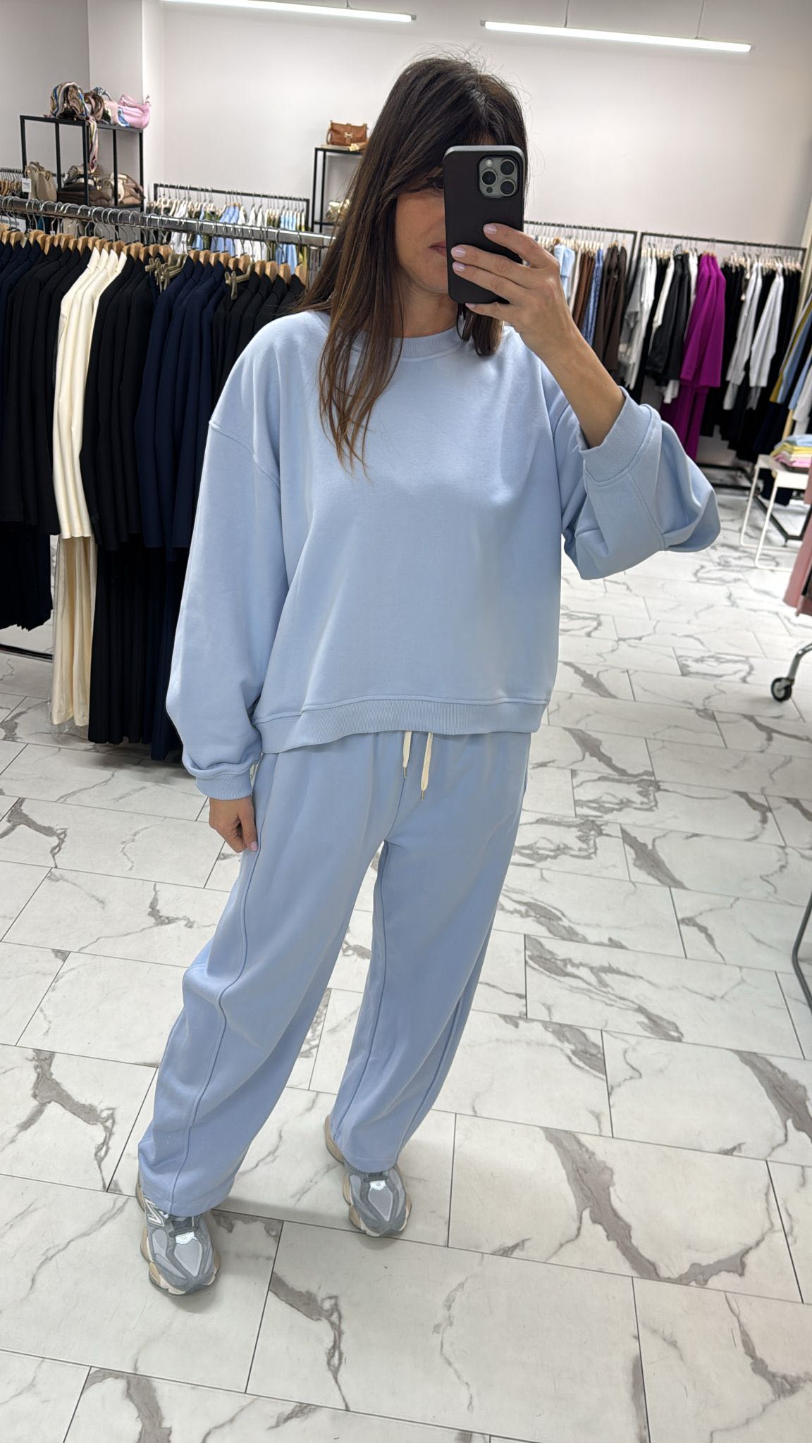 FELPA VITTORIA AZZURRA