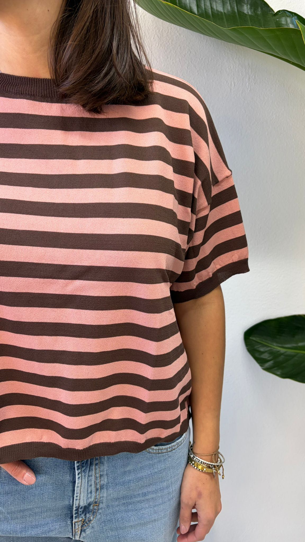 MAGLIONCINO SCATOLETTA RIGATO PHARD E MORO