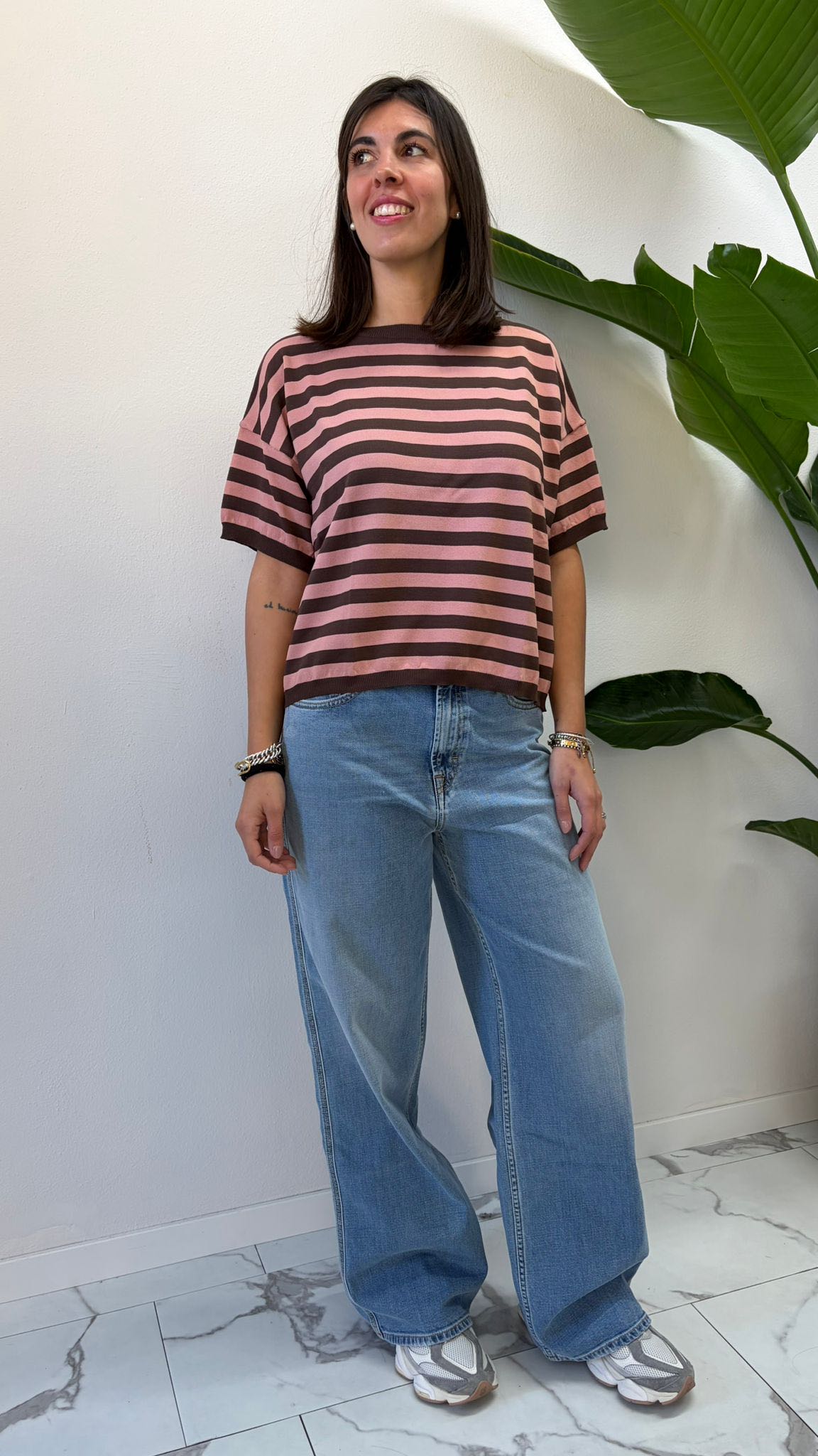 MAGLIONCINO SCATOLETTA RIGATO PHARD E MORO