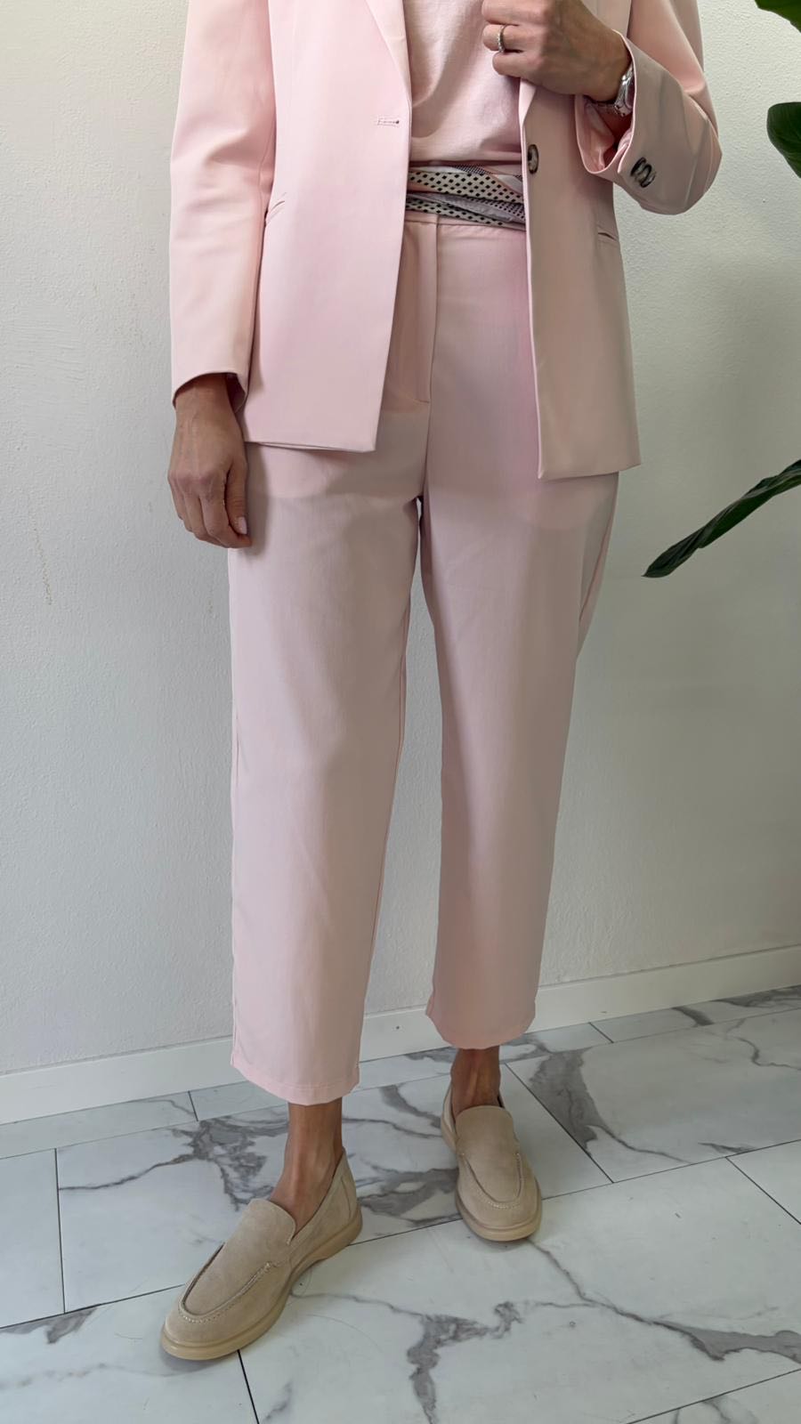 PANTALONE CARLOTTA DRITTO ROSA