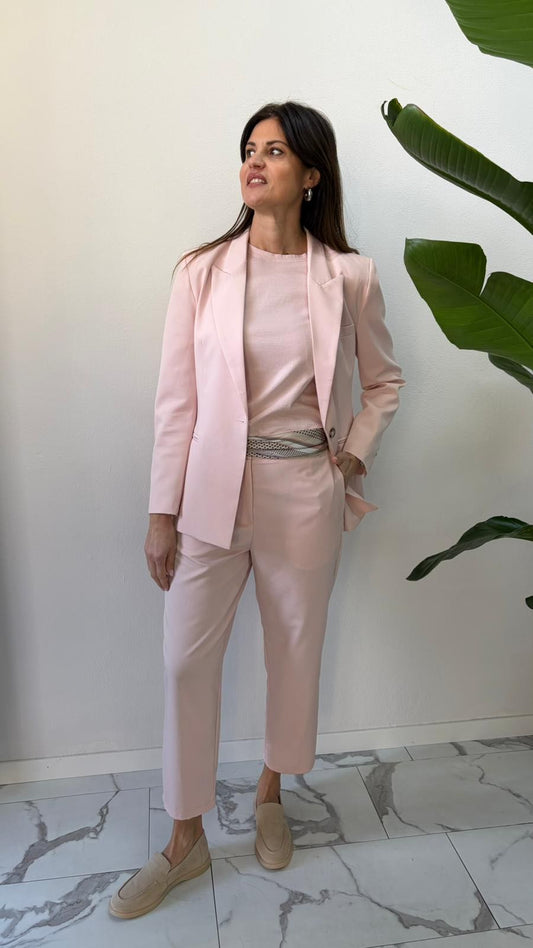 PANTALONE CARLOTTA DRITTO ROSA