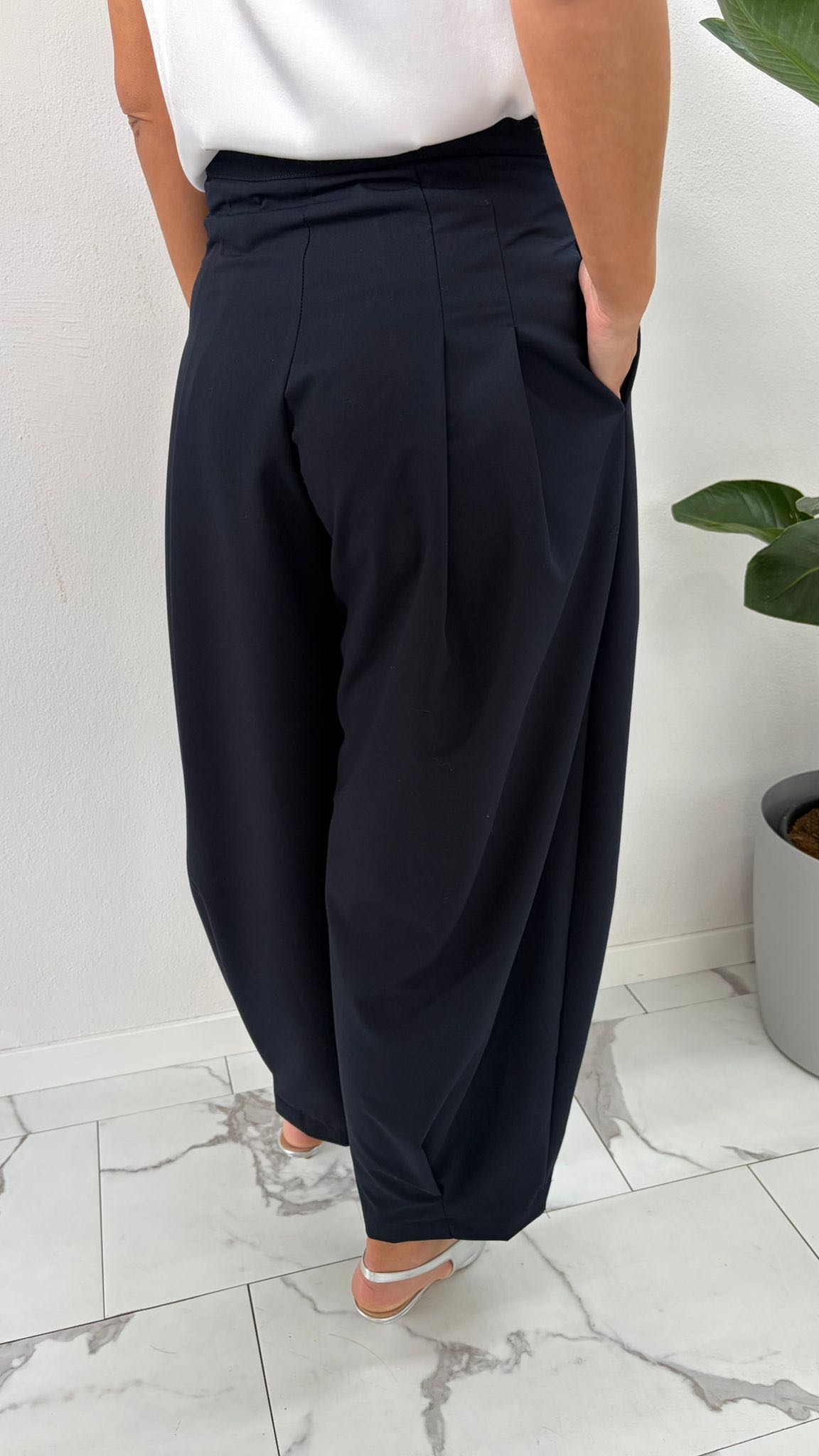 PANTALONE DOPPIA PENCE BLU