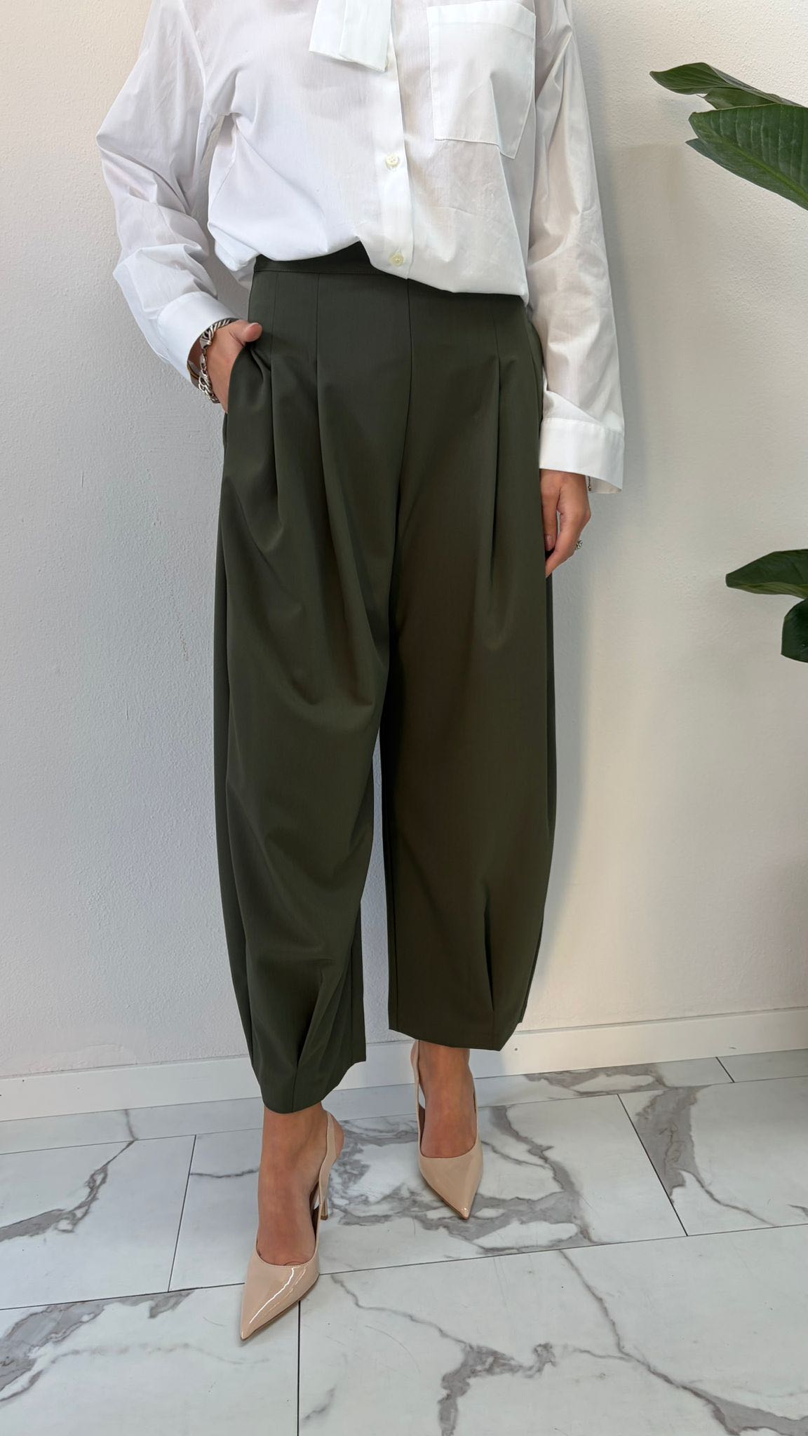 PANTALONE DOPPIA PENCE MILITARE