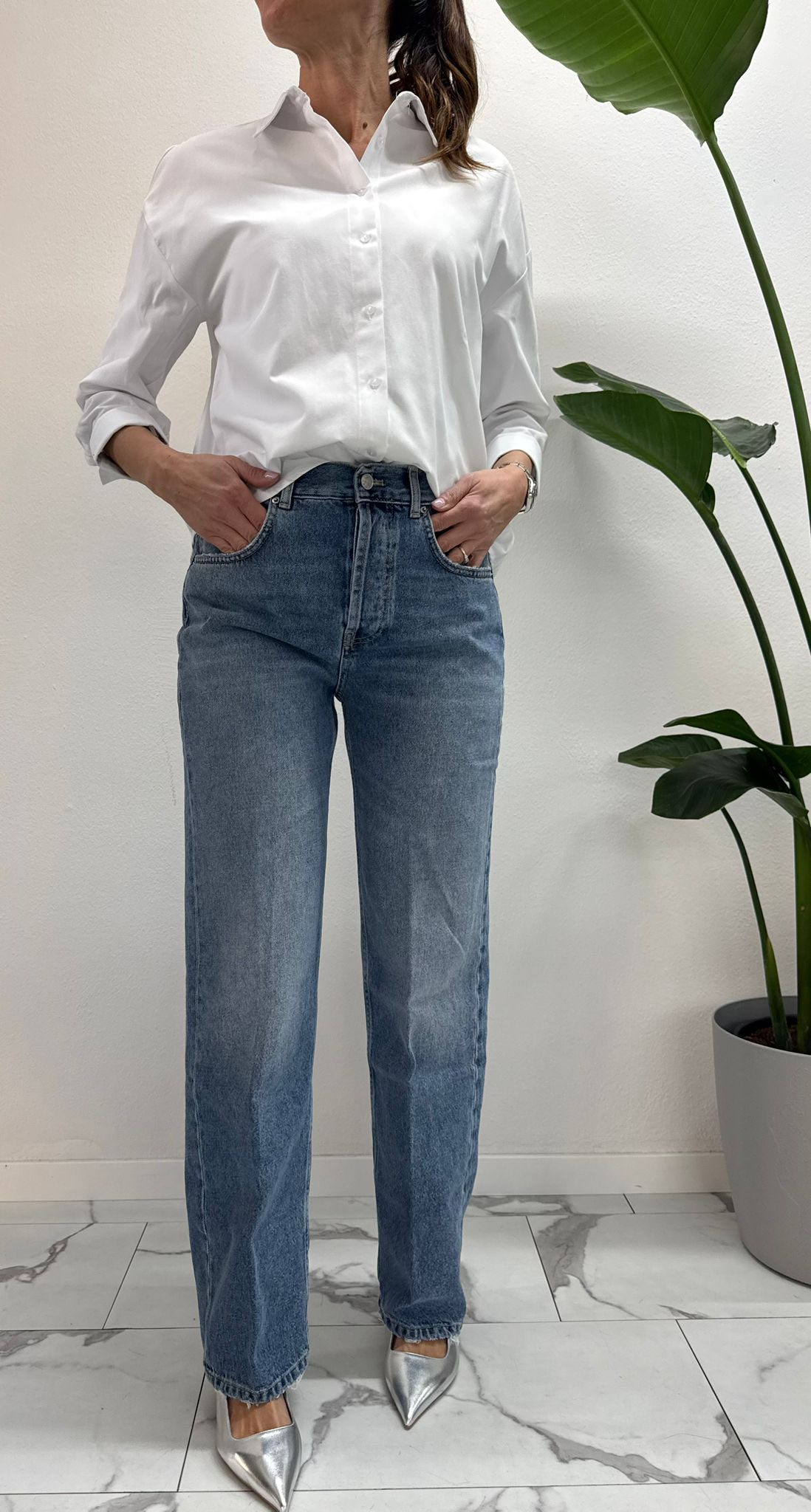 JEANS ADRIANA LAVAGGIO CHIARO