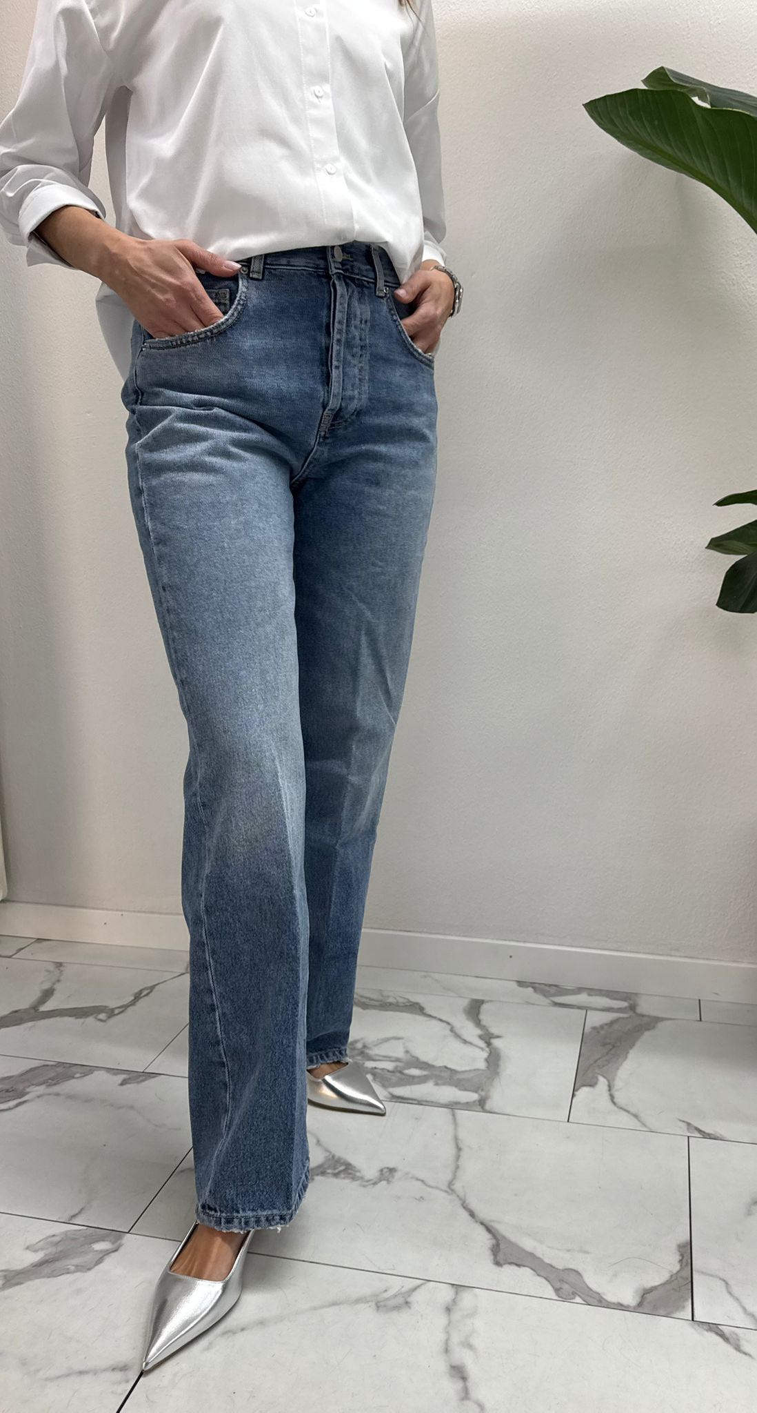 JEANS ADRIANA LAVAGGIO CHIARO