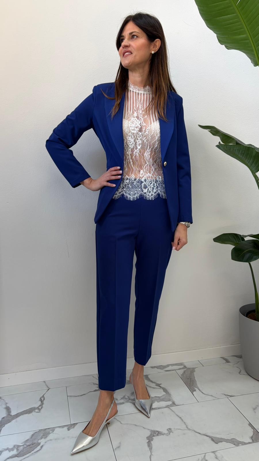 PANTALONE IRIS BLU FRANCIA