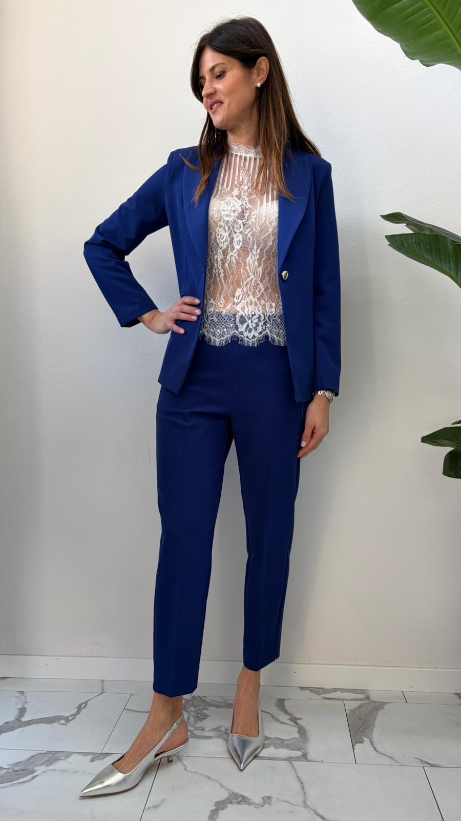 PANTALONE IRIS BLU FRANCIA