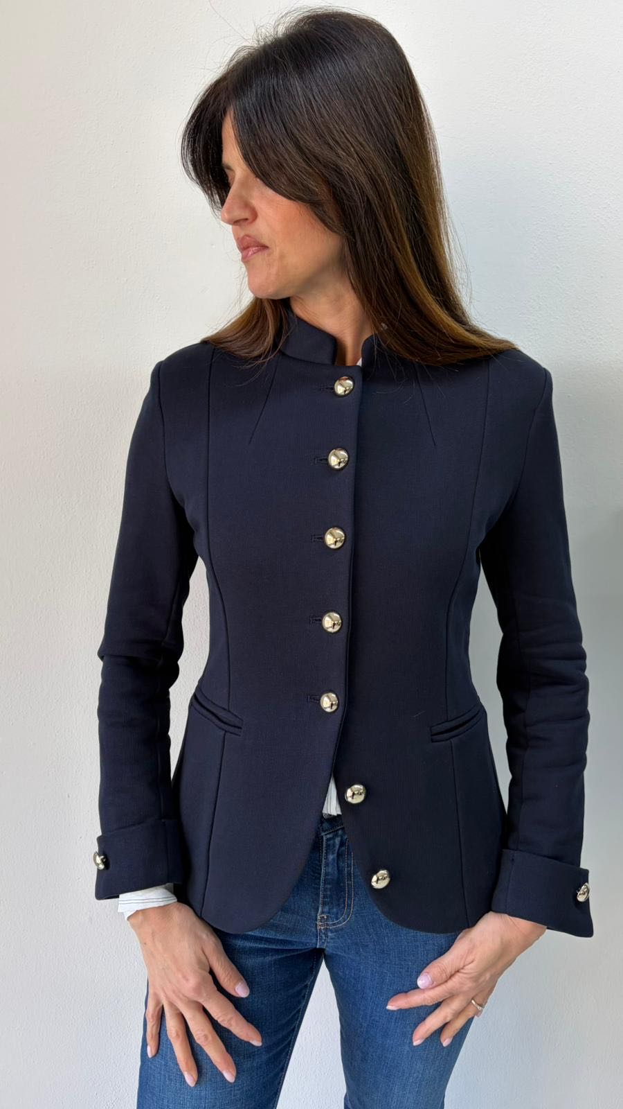 GIACCA NAPOLEONE BLU