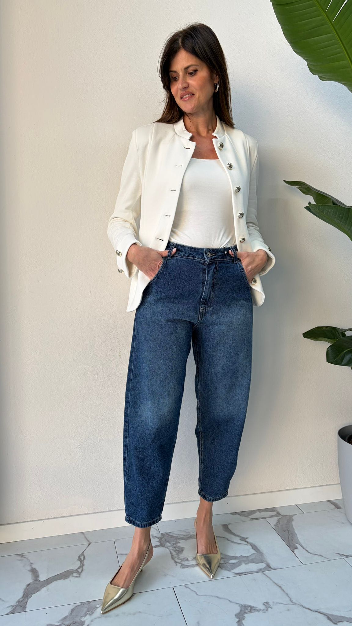 GIACCA NAPOLEONE BIANCA