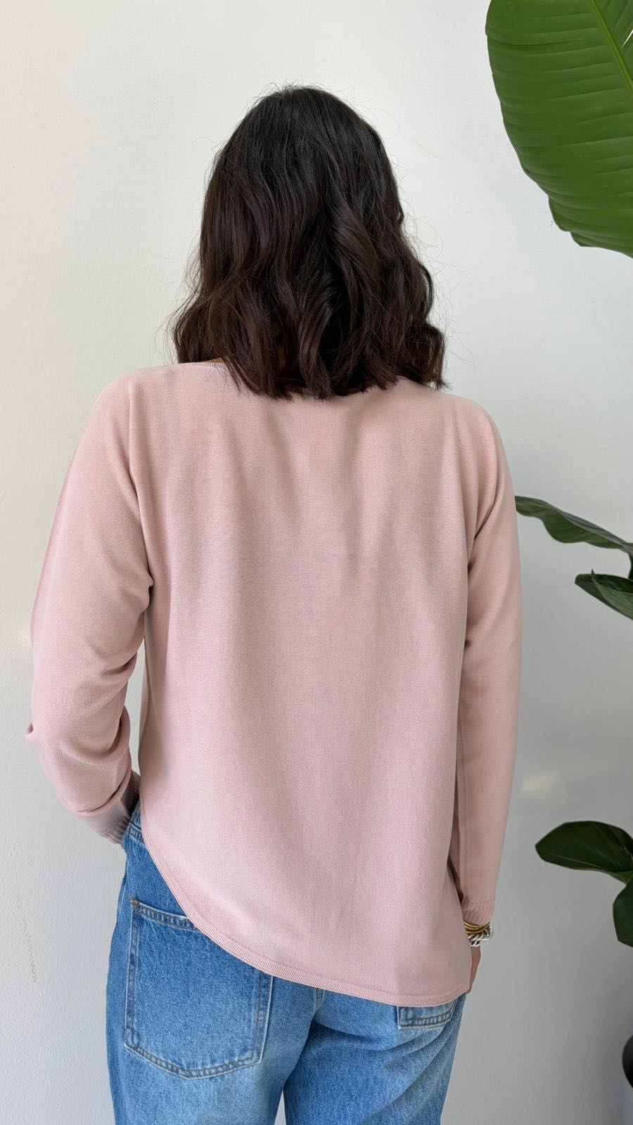 MAGLIONCINO ASIMMETRICO ROSA