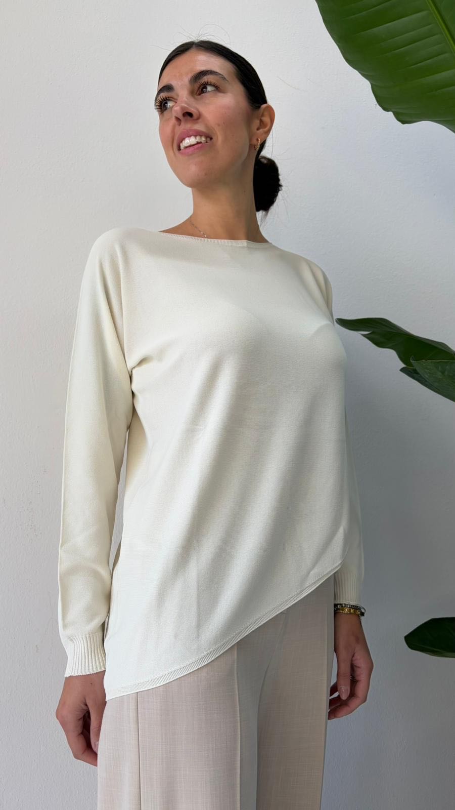 MAGLIONCINO SVASATO PANNA