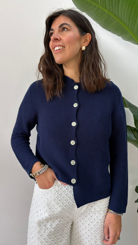 GIACCHINA IN MAGLIA BLU