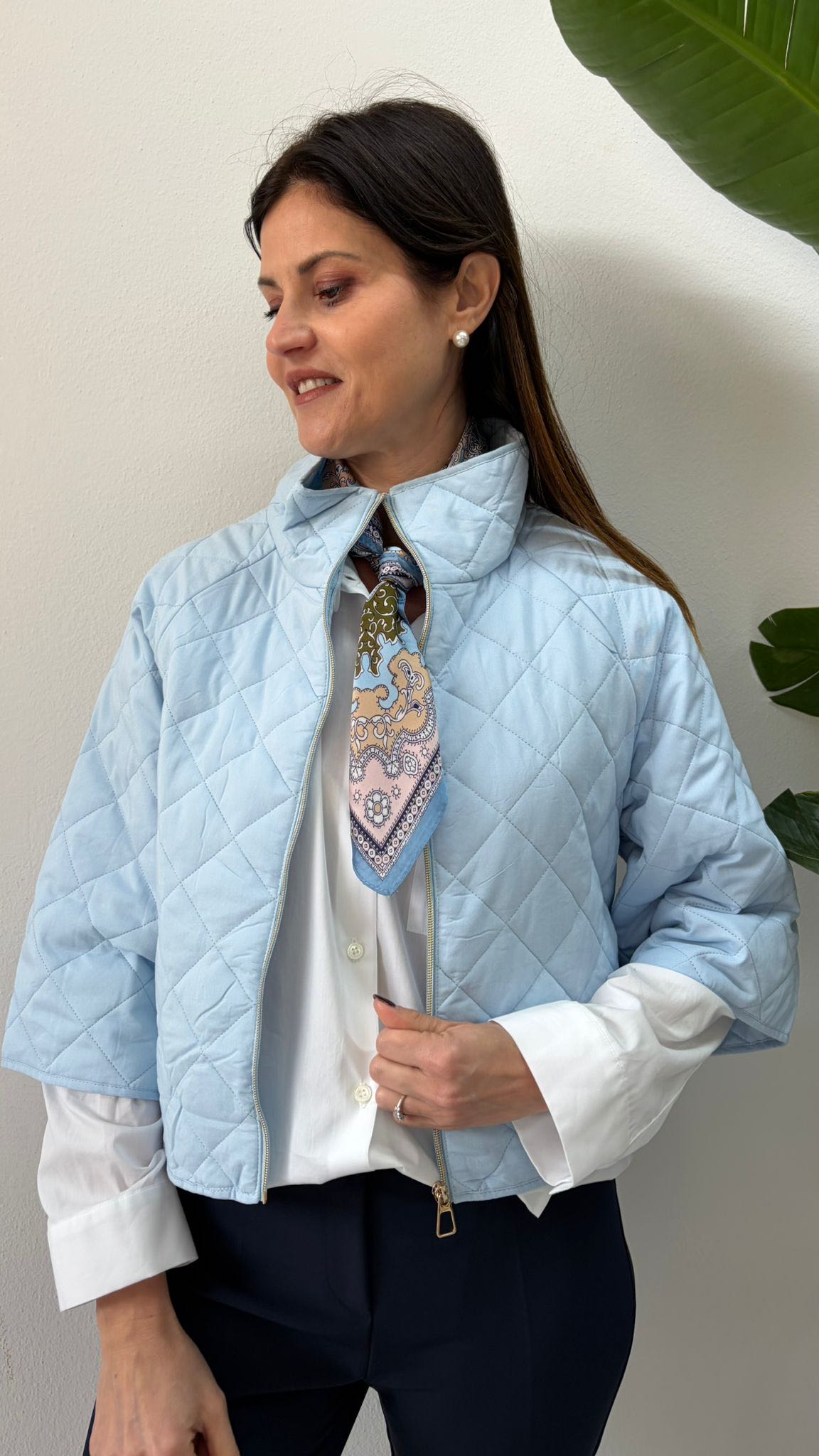 CAPPA TRAPUNTATA AZZURRA