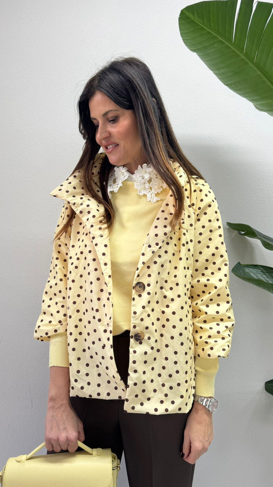 GIACCA TELA VELA POIS GIALLA