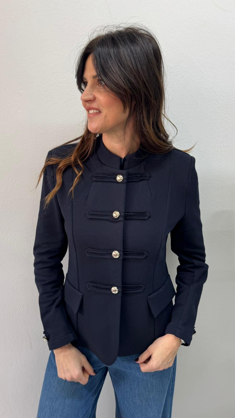 GIACCA NAPOLEONE BLU