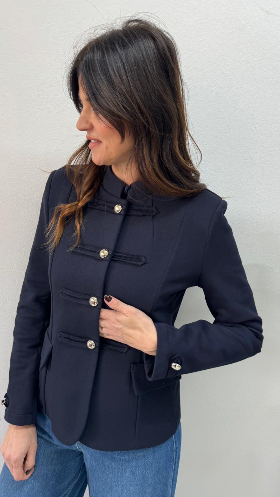 GIACCA NAPOLEONE BLU