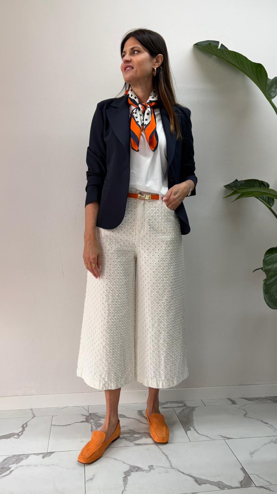 JEANS PANTAGONNA TRAFORATO BIANCO