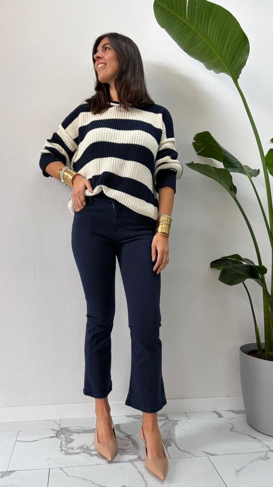 JEANS ZAMPETTA BLU