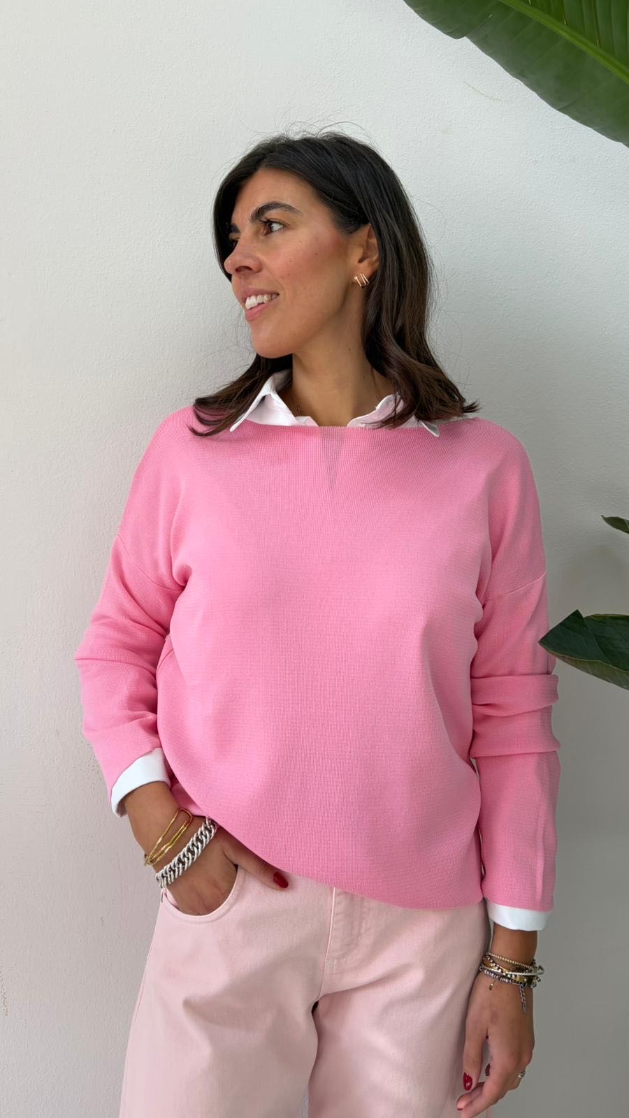 MAGLIONCINO GIROCOLLO BUBBLE